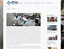 Tablet Screenshot of africa-research.org